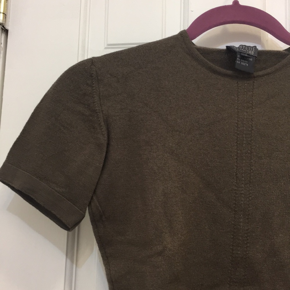 Lafayette 148 NY - 100% Laine Merino Knit Top - Picture 4 of 5